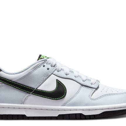 NIKE DUNK LOW GS 'GREY GREEN STRIKE'