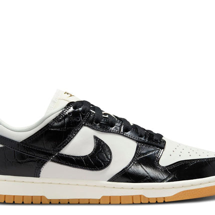 NIKE WMNS DUNK LOW LX 'BLACK CROC'