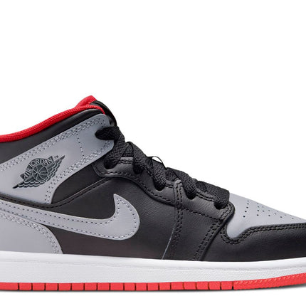 AIR JORDAN 1 MID PS 'BRED SHADOW'