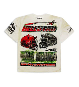 HELLSTAR WAR READY TEE CREAM