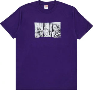 SUPREME MISTER CARTOON POW TEE 'PURPLE'