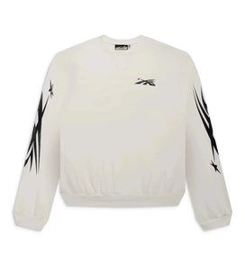 HELLSTAR SPORTS CREWNECK WHITE