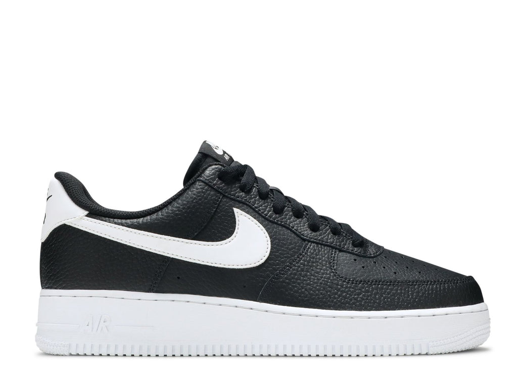 AIR FORCE 1 '07 'BLACK WHITE TUMBLED'