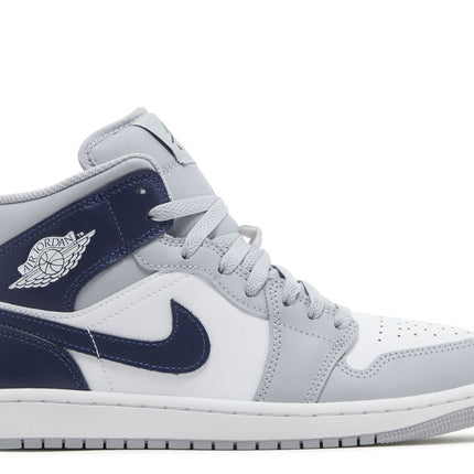 AIR JORDAN 1 MID 'WOLF GREY MIDNIGHT NAVY'