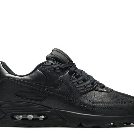 NIKE AIR MAX 90 LEATHER 'TRIPLE BLACK'