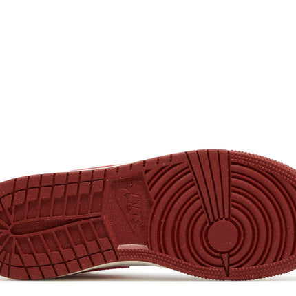 AIR JORDAN 1 MID SE GS 'WHITE DUNE RED'