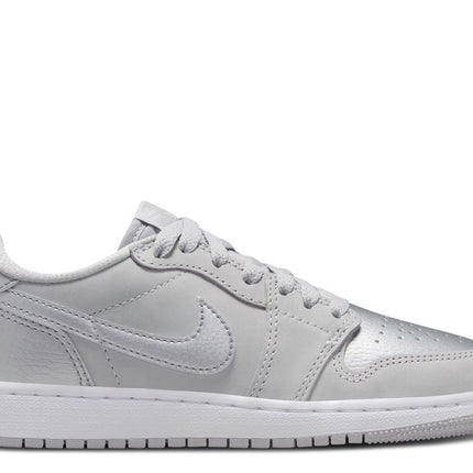 AIR JORDAN 1 RETRO LOW OG GS 'METALLIC SILVER'