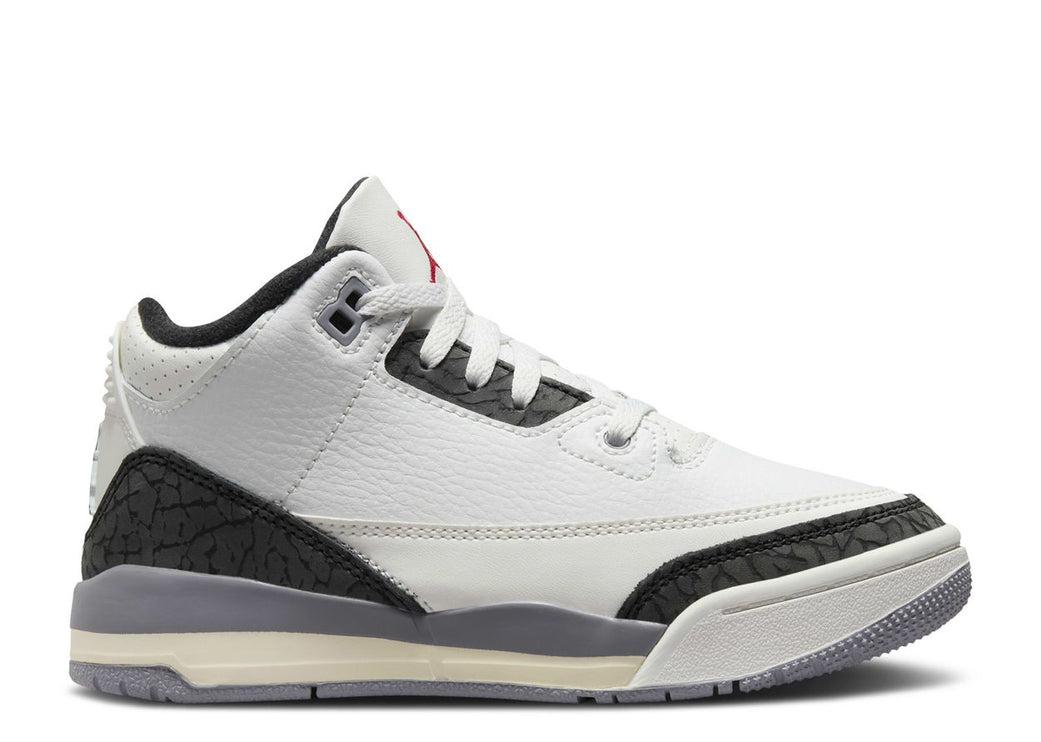 AIR JORDAN 3 RETRO PS 'CEMENT GREY'