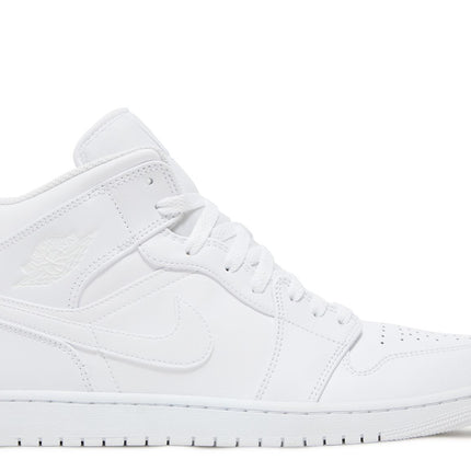 AIR JORDAN 1 MID 'TRIPLE WHITE'