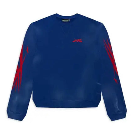 HELLSTAR SPORTS GEL CREWNECK BLUE