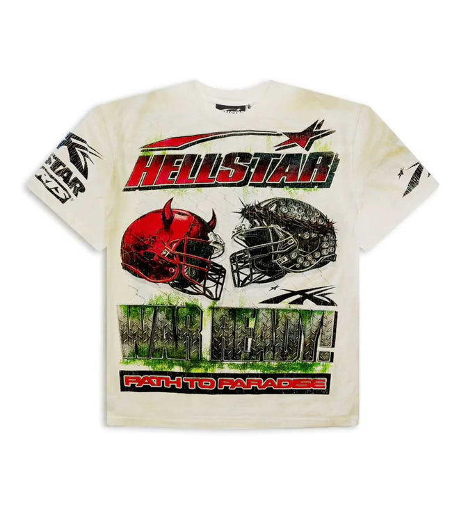 HELLSTAR WAR READY TEE CREAM
