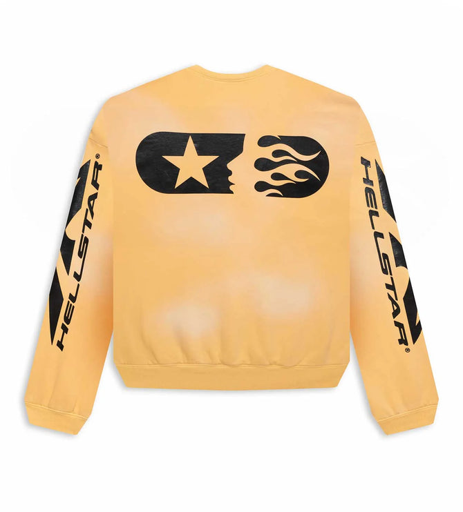 HELLSTAR SPORTS CREWNECK YELLOW