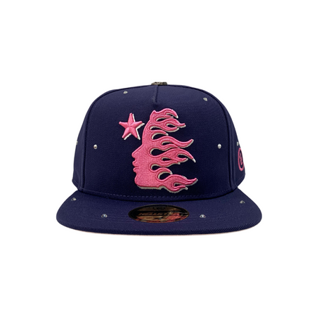 HELLSTAR OG LOGO HAT (FITTED + RHINESTONES)