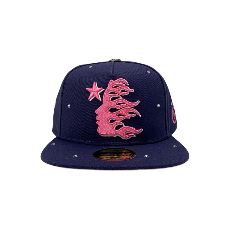 HELLSTAR OG LOGO HAT (FITTED + RHINESTONES)