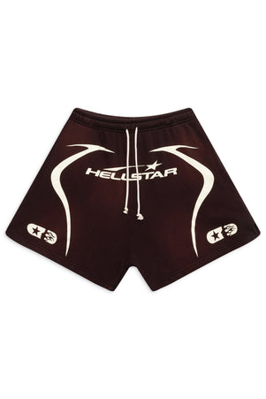 HELLSTAR WARM UP SHORTS BROWN