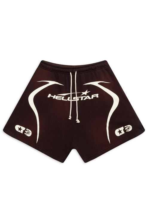 HELLSTAR WARM UP SHORTS BROWN