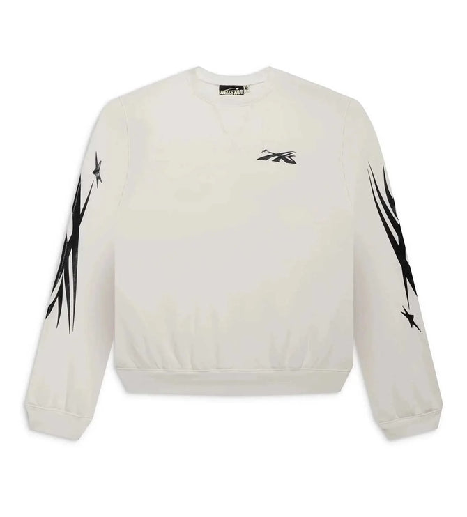 HELLSTAR SPORTS CREWNECK WHITE